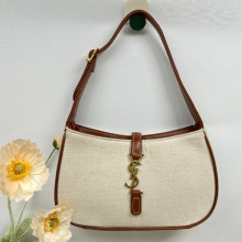 YSL 입생로랑 캔버스 호보 숄더백