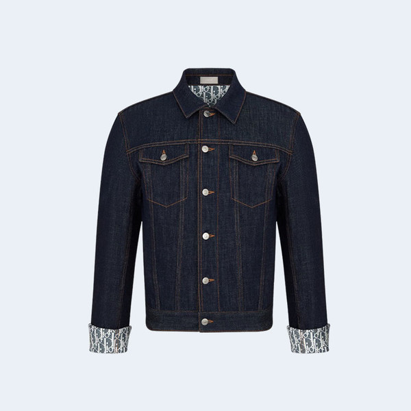 디올 오블리크 데님 자켓